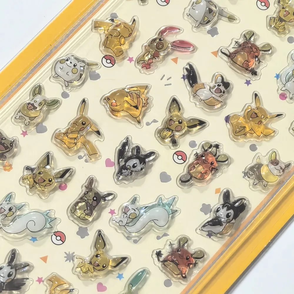 핫 카툰 3D 엠보싱 스티커  데칼 DIY 저널 장식 보상 스티커