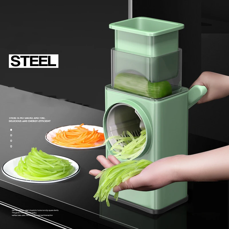 

Multifunctional Vegetable Cutter Artifact Grater Scraping and Slicing Potato Radish Coarse Slicer Household Kitchen Tool