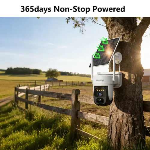 SZSINOCAM 3MP US 4G Solar Battery Powered Wireless Security Camera Color Night Vision PIR Motion Outdoor IP Camera - Image 5