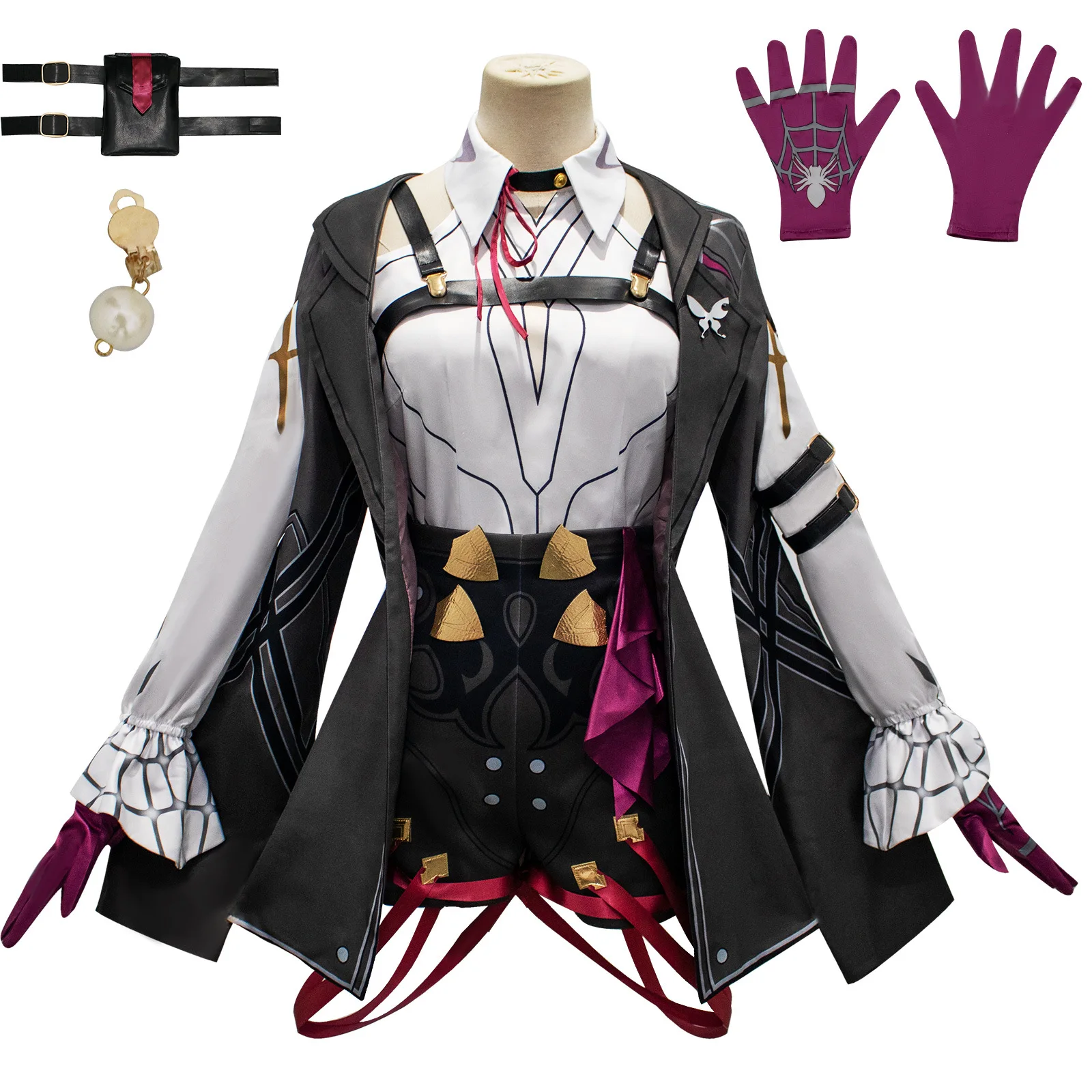 

Collapse of the Star Dome Railway Kafka cosplay Costume Royal Sister Track anime Animation Halloween Animation Costume