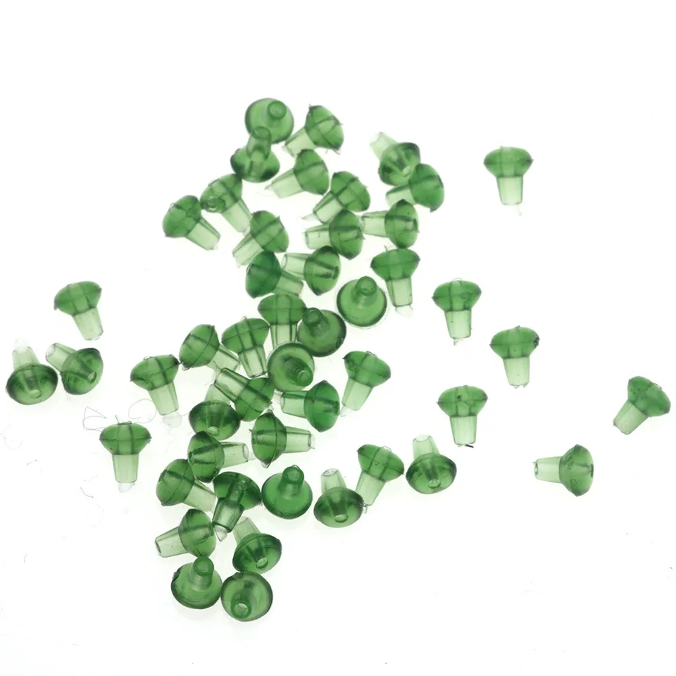 Fishing Bait Stop Beads & Hair Rig Stops - Carp Fishing Tackle Boilie Stopper (100pcs)