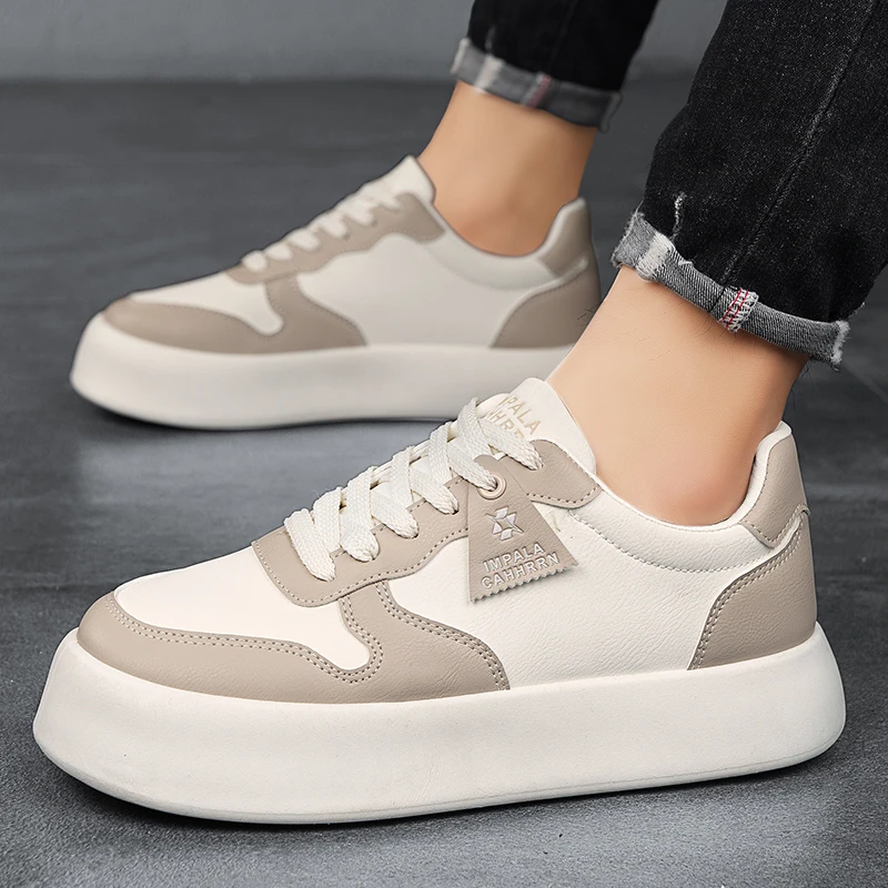 2025 New Men's Casual Shoes Fashion Soft Man Sports Shoe Students Lace-up Light Sneakers for Men Versatile Shoes 3