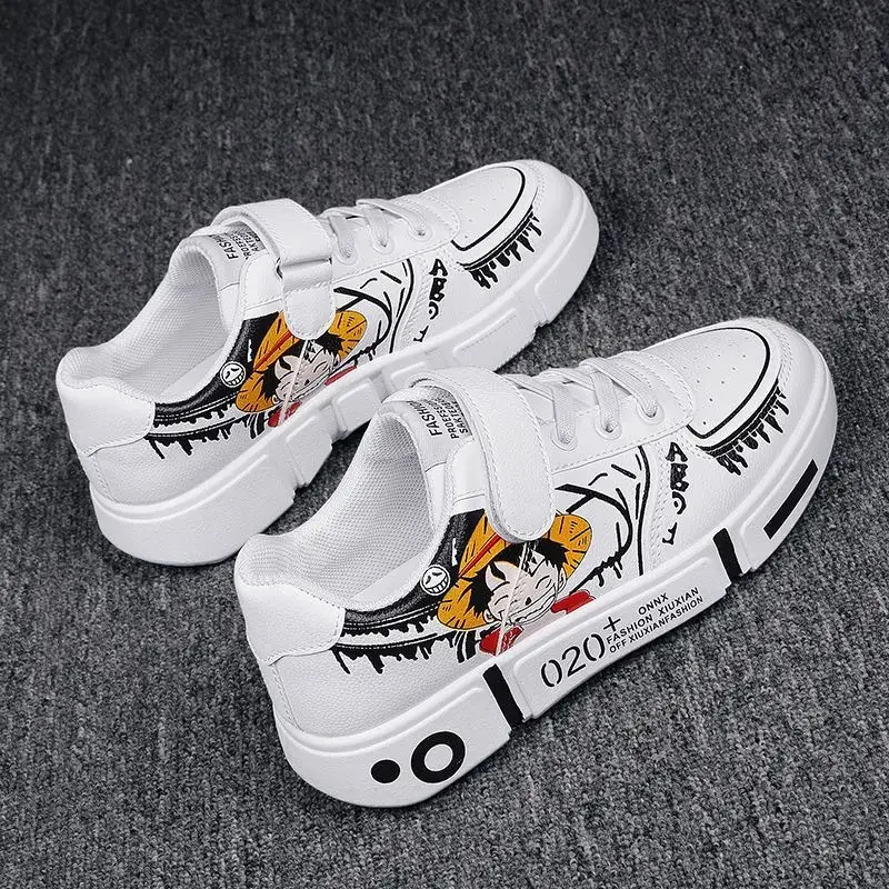 

2024 New animated One Piece Luffy student board shoes casual sneakers breathable non-slip shoes gift
