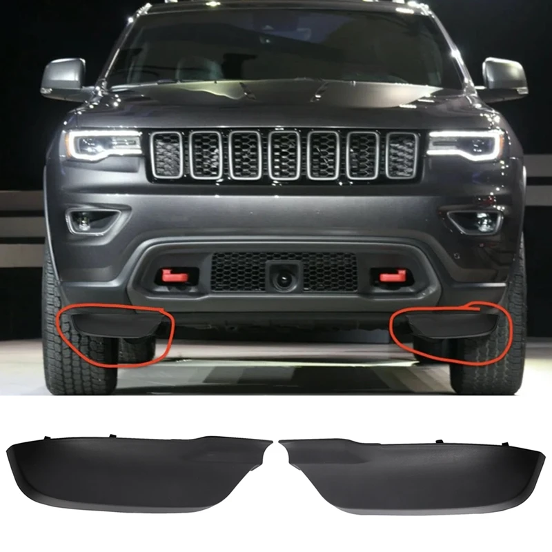 Front Bumper Cover Front Bumper Cover Spacer Panel R/H & L/H Spat Filler for Jeep Grand Cherokee 2014-68143096AC 68143097AC