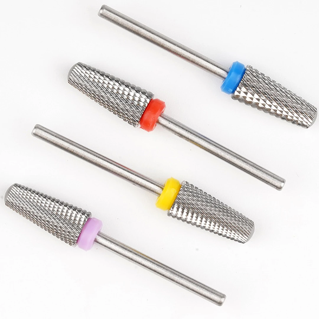 5 in 1 Tungsten Steel Nail Drill Bits Milling Cutter For Electric Nail Drill Manicure Machine File Accessories