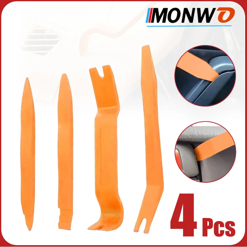 자동차 리무버 분해도구 플라스틱 자동 분해 도구 키트 자동차 라디오 도어 클립 패널 트림 대시 오디오 제거 설치기 프라이 키트 리핏 세트 11 자동차 문짝 클립 패널 트림 수리 도구 키트, 자동차 플라스틱 분해기, 자동차 인테리어 분해 도구, 제거 도구, 4 개