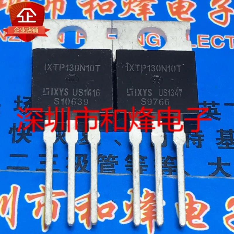 

30pcs original new IXTP130N10T TO-220 100V 130A