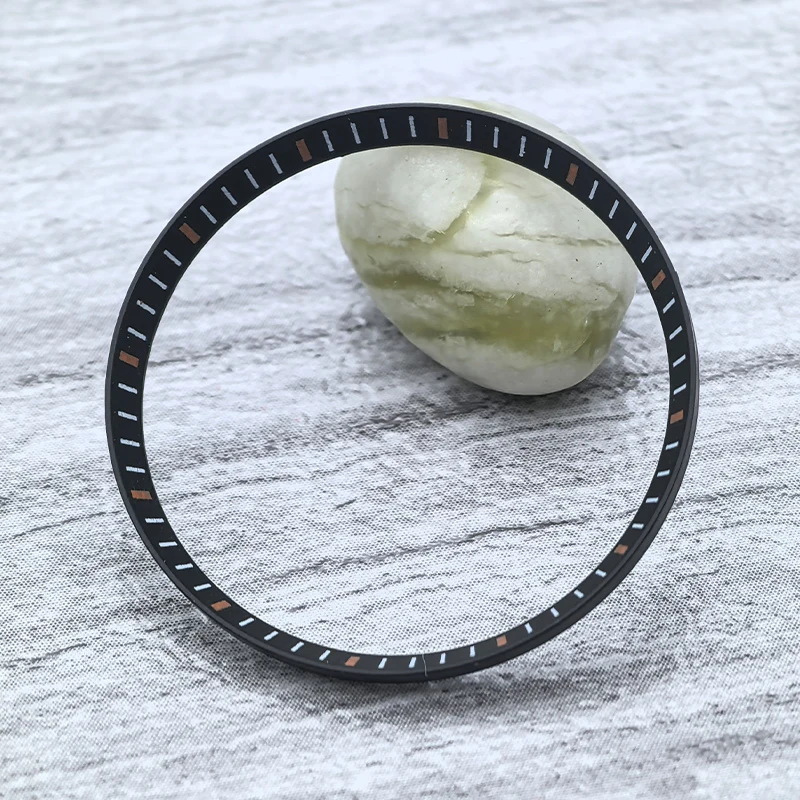 Mod 30,5 mm x 27,3 mm Kapitelring passend für SKX007 SKX009 SRPD Uhrengehäuse Kunststoff-Innenring NH35 NH36 Uhrengehäuse Refit-Teile – Detail 4