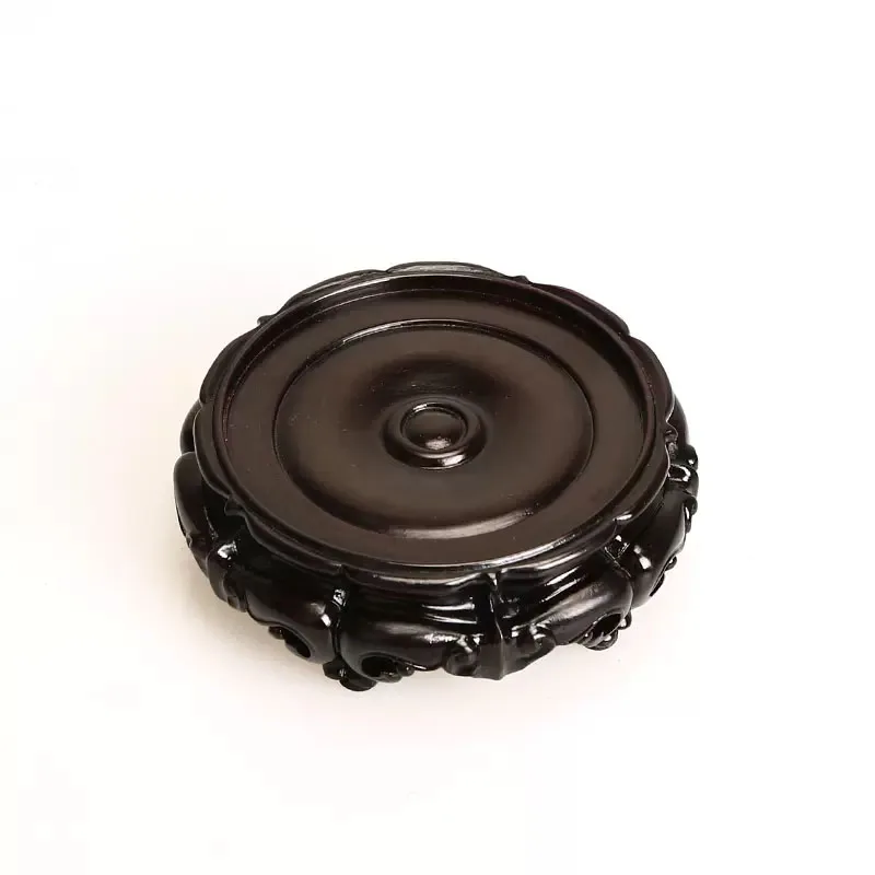 Rosewood Whole Wood Carving Round Teapot, Aquarium, Stone Buddha Vase, Flowerpot Base, strange Stone, Solid Wood Bracket