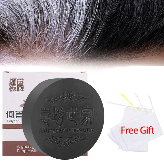 Hair Darkening Soap Shampoo Bar: A Fast, Effective Solution for Gray and White Hair