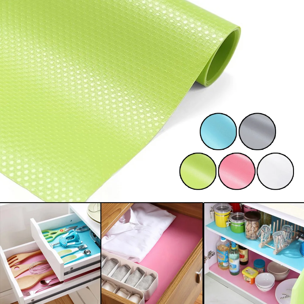 Clear Waterproof Oilproof Drawer Shelf Liner Shelf Cover Mat Cabinet Non  Slip Grip Liners for Drawers for Kitchen Cupboard - AliExpress