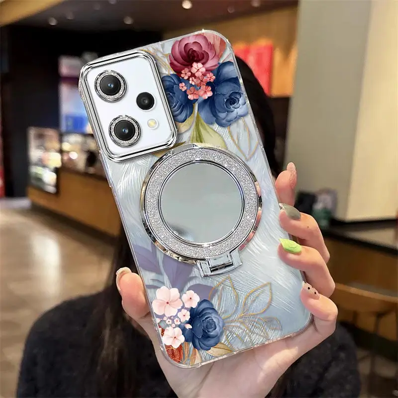 Blue Rose Bracelet Holder Phone Case Cover