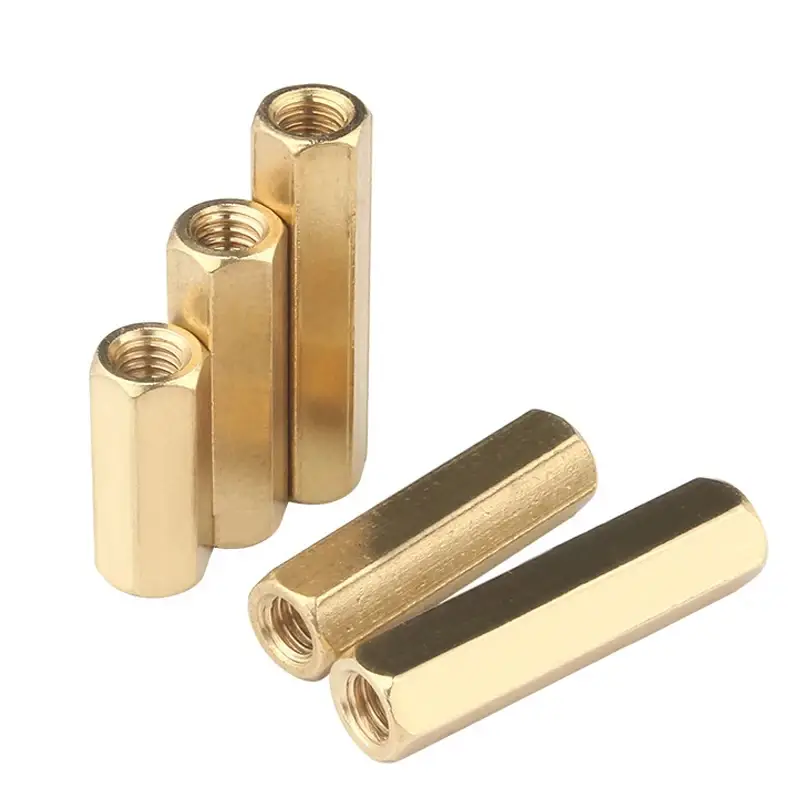 5-50pcs M2 M2.5 M3 M4 M5 M6 Double Pass Hex Brass Female Standoff Pillar Stud Mount Spacer Hexagon PCB Motherboard Nut Hollow - Image 4