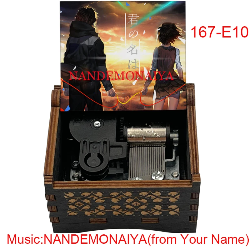 Anime Your Name Kimi no na wa Nandemonaiya Music Box Movie Song Theme Mechanical Cute Birthday Gift Fans Souvenir