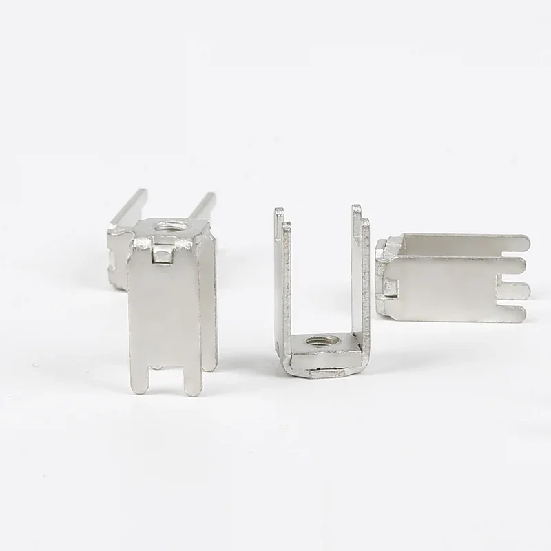 50PCS Power Type Straight Insert Copper Fixed Seat PCB-38D M4 Shed Bar Type Hardware Power Wiring Terminal