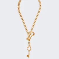 Nouveau collier long clé de mode européenne et américaine 2