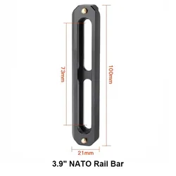 Enhanced Product Title:  
CAMVATE Quick Release NATO Rail with Anti - fall Spring Pins (3.9inch Balck)