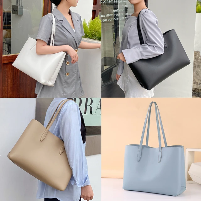 Lady Solid Color Large Capacity Bag Casual Luxury Handbags Women Bags  Designer Beach Bag - China Beach Bag and Handbag price