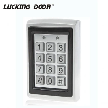 RFID Metal Access Control EM Card Reader Keypad 1000 Users Door Bell 125KHz Card Reader Keypad  For Door Access Control System 1