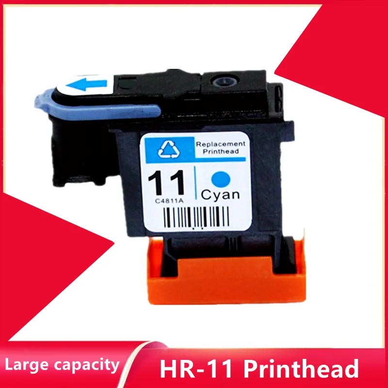 

Print head cyan compatible for hp 11 replacement for hp11 printhead Designjet 70 100 110 500 510 C4810A C4811A C4812A C4813A