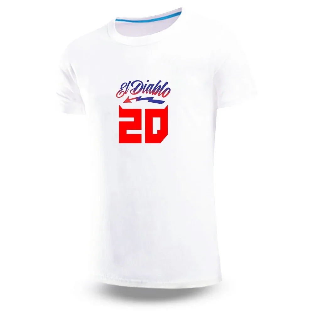 Fabio Quartararo Moto Rider Racing 2024 Estate Uomo Casual Moda Ordinaria Manica Corta Stampa Di Marca Abbigliamento Traspirante