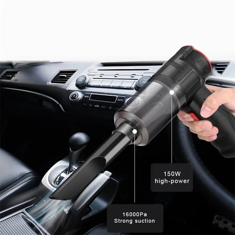 16000Pa Car Vacuum Cleaner Wireless Powerful Suction Vacuum Cleaner Handheld Portable Mini For Auto Interior Home