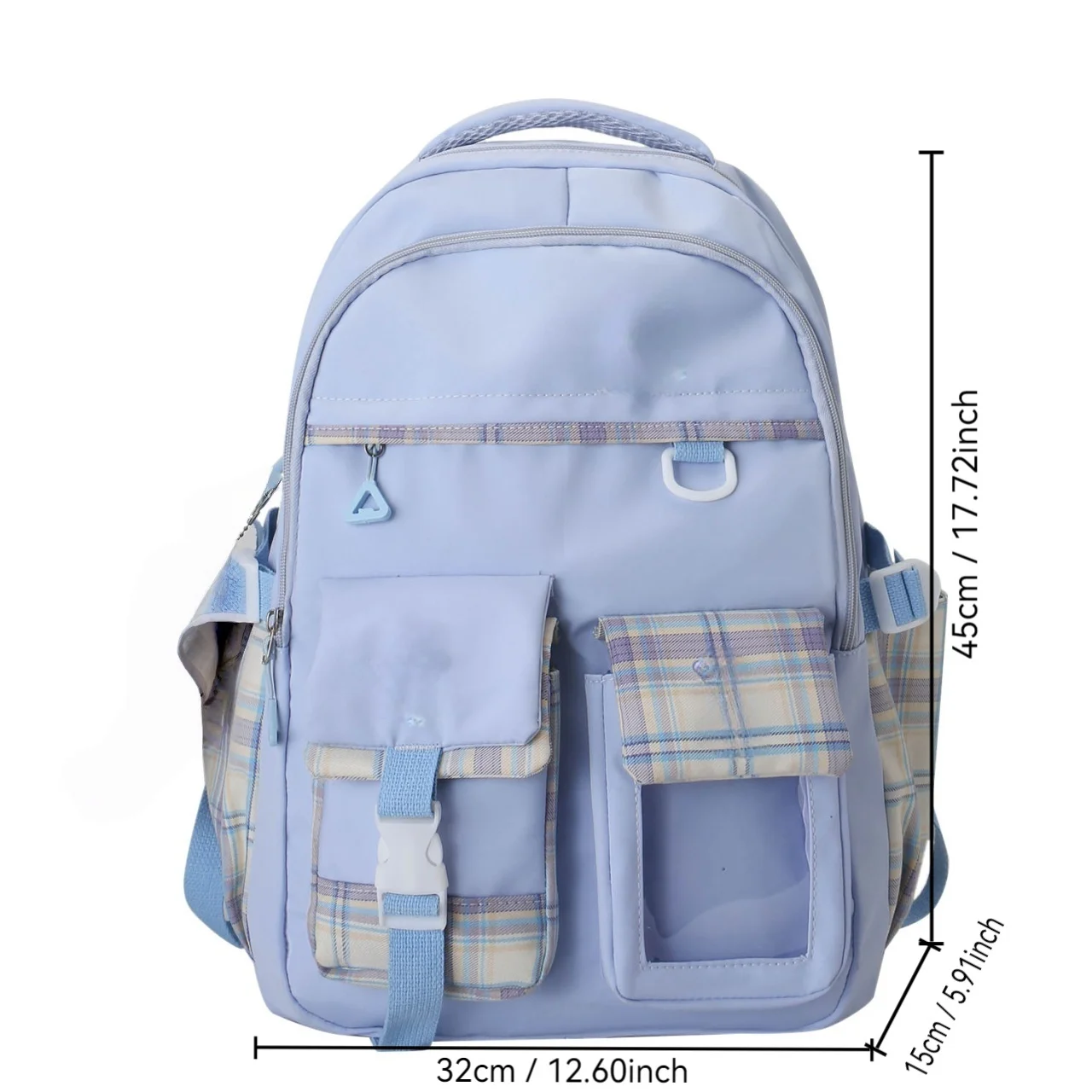 Large Capacity School Bag Waterproof Stress Relief Student Backpack Lightweight Shoulder Backpack Junior And High School Girls 6
