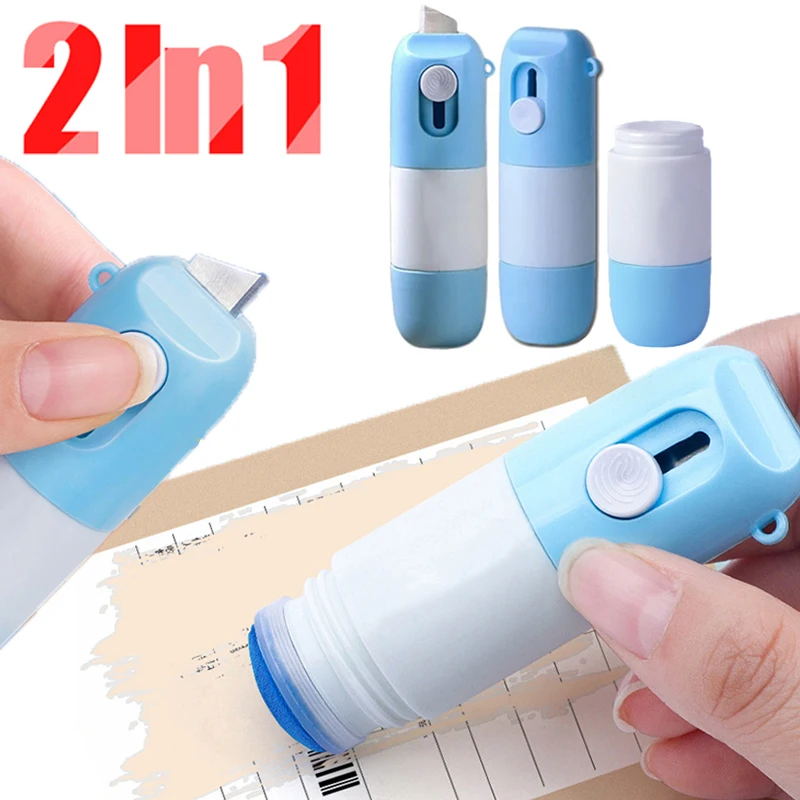 ABS Correction Fluid with Knife for Privacy Protection