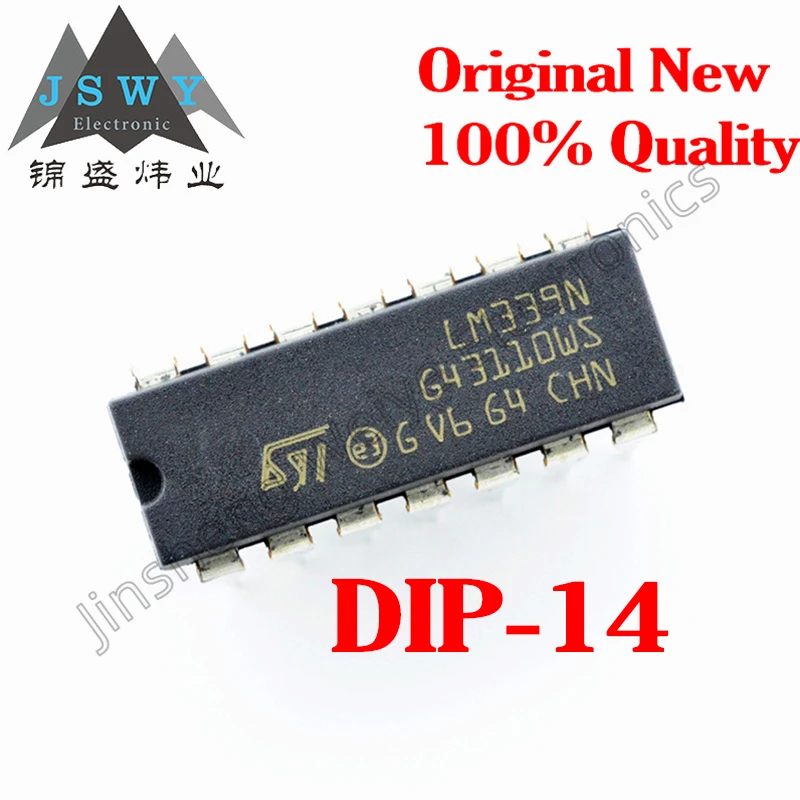 10 50PCS LM339 LM339N DIP 14 Low Power Low Offset Voltage Quad ...