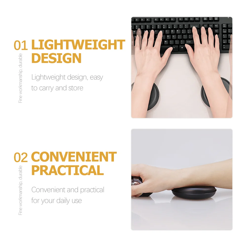 Nail Wrist Rest Round Hand Cushion Elbow Protective Pad Desk Support Gaming Ergonomic Computer