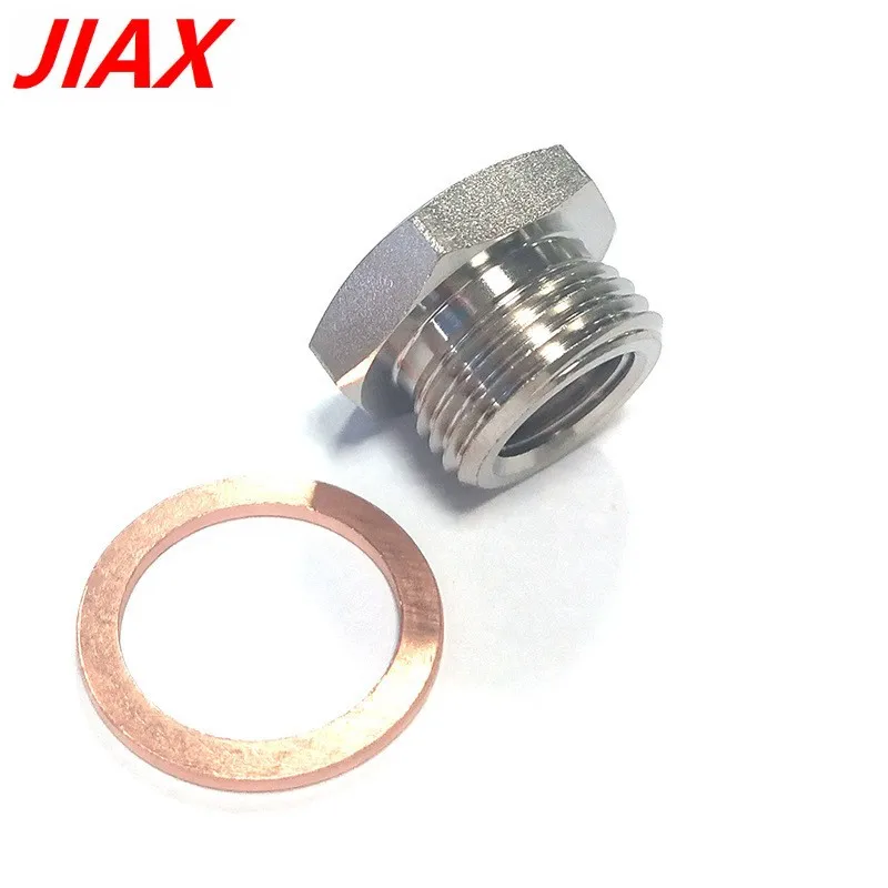 Exhaust O2 Oxygen Sensor Spacer Reducer Adapter M18 x 1.5mm to M12 x 1.25mm exhaust oxygen sensor adapter