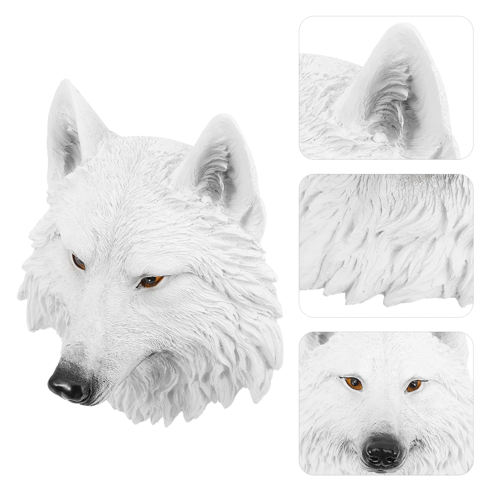 

Cafe Wall Art Animal Head Wall Sculpture Living Room Animal Head Pendant for Gift