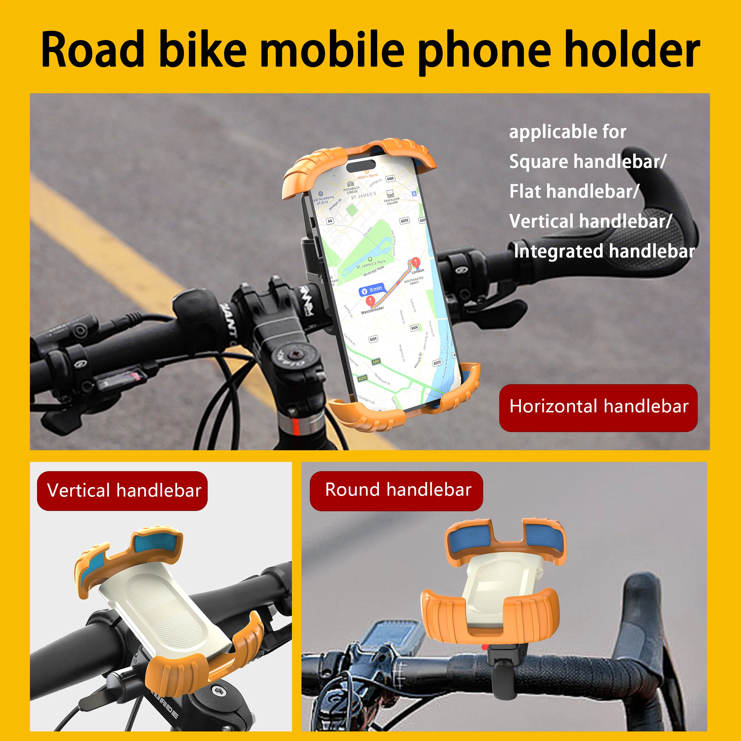 Universal Advanced Bike Phone Mount - 2024 Edition