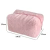 Fur Makeup Bags for Women Soft Travel Cosmetic Bag Organizer Case Young Lady Girls Make Up Case Necessaries 1 Pc Solid Handbags 6