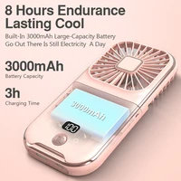 Long lasting Quiet 4 Speed Adjustable USB Rechargeable Neck Fan Portable Mini Fan Fast Heat Dissipation Without Noise Air Cooler 1