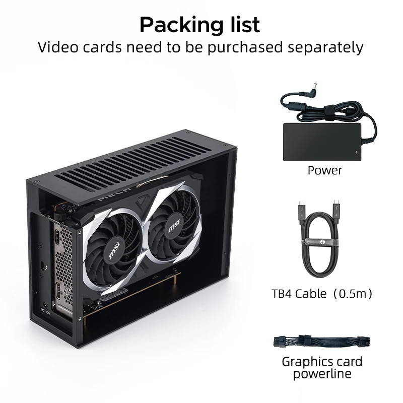 Mini Egpu Thunderbolt 3/ Box External Graphics Card Support