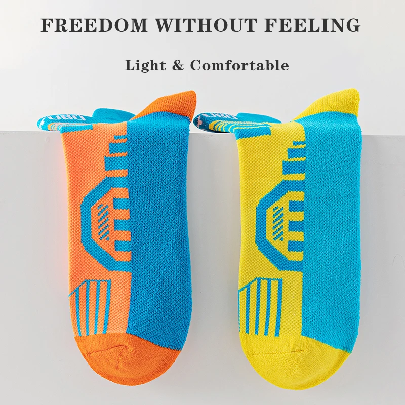 4/5 Pairs/Lot Men Low Cut Sport Socks Professional Men Basketball Socks Breathable Cycling Travel Socks For Men