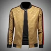 Light Luxury High-Grade Jacquard Jacket Men's Versatile Handsome Stripes Outwear Spring Autumn Male Large Size Slim Fit Outcoat 2