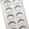 New 5 Pairs Natural Mink False Eyelashes Makeup Short Eyelash Extension Fake Eye Lashes Faux Cils Make Up Beauty Cilios 6