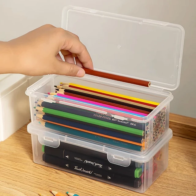 Clear Plastic Pencil Box 3