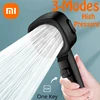 Xiaomi High Pressure Shower Head Water Saving 3 Modes Shower Heads Adjustable One-Key Stop Water Massage Sprayer Bathroom Parts 4