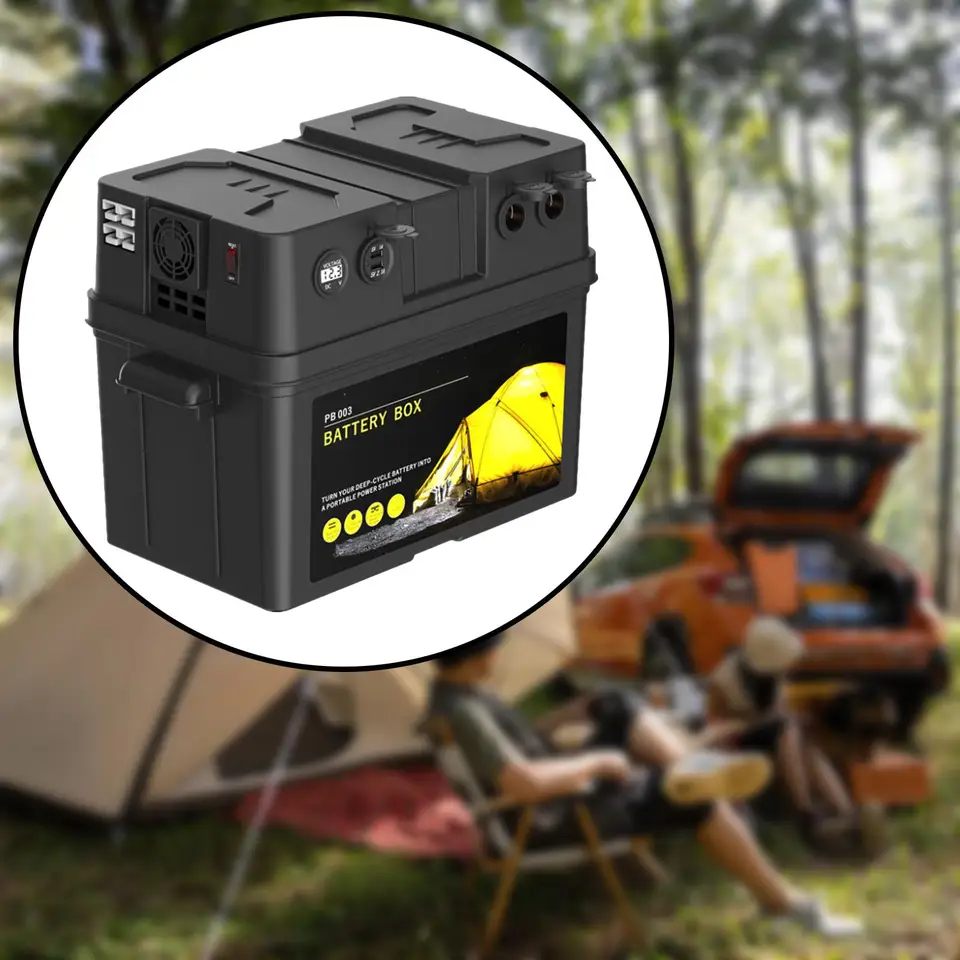 Kayak Trolling Motor Waterproof Battery Power Center With USB