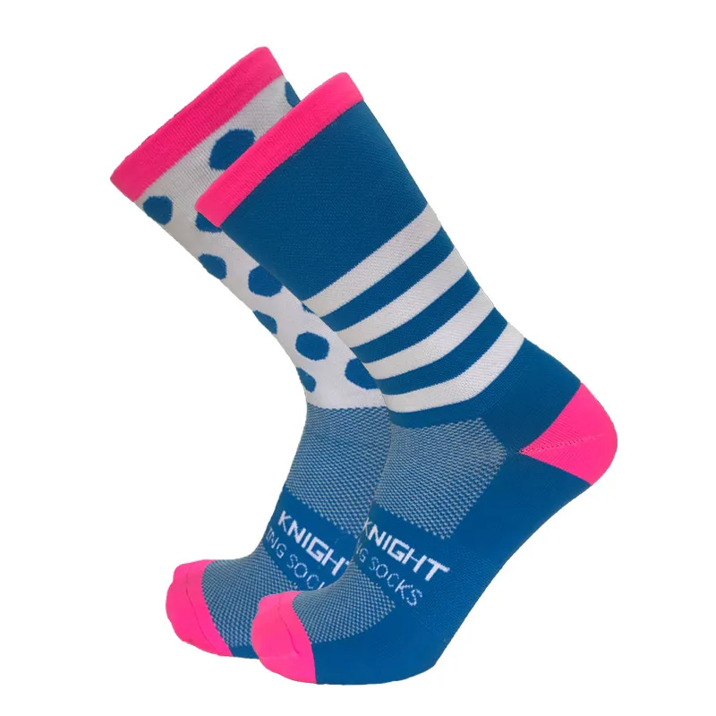 Cycling Socks Stripe Dot Professional Breathable Outdoor Racing Running