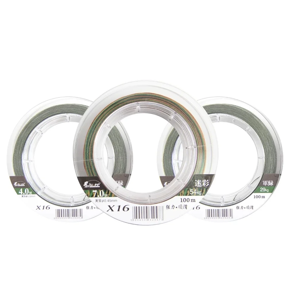 16 Strands Braided Rope Fishing Line Multifilament 100M Carp Fishing Japan Braided Wire All for Accessories Sea PE Line