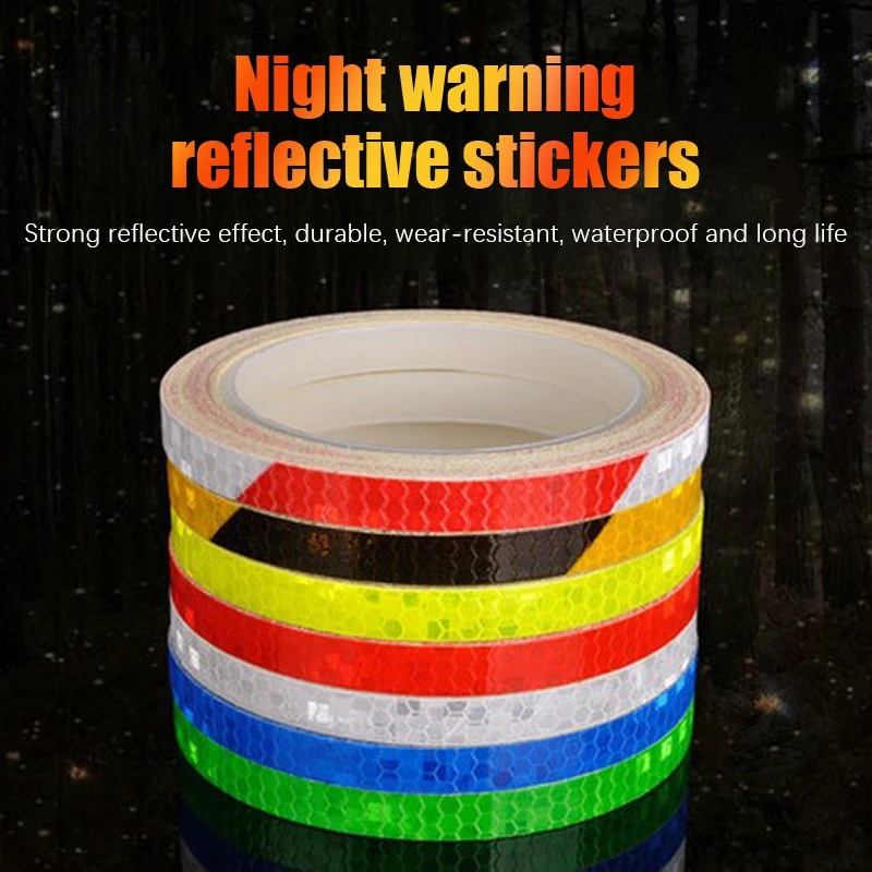

Bicycle Reflective Stickers Mountain Bike Cycling Body Stickers Glow-In-The-Dark Safety Equipment