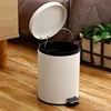 Foot Pedal Garbage Bin Oil Proof with Soft Close Lid with Garbage Bag Rings Dustbin Step.jpg