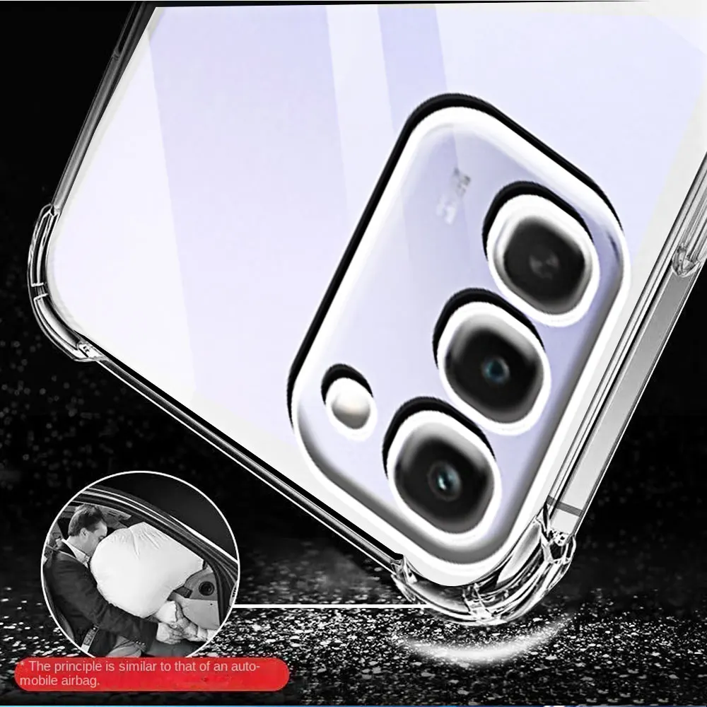 Shockproof Transparent Soft Phone Case - Enhanced Protection