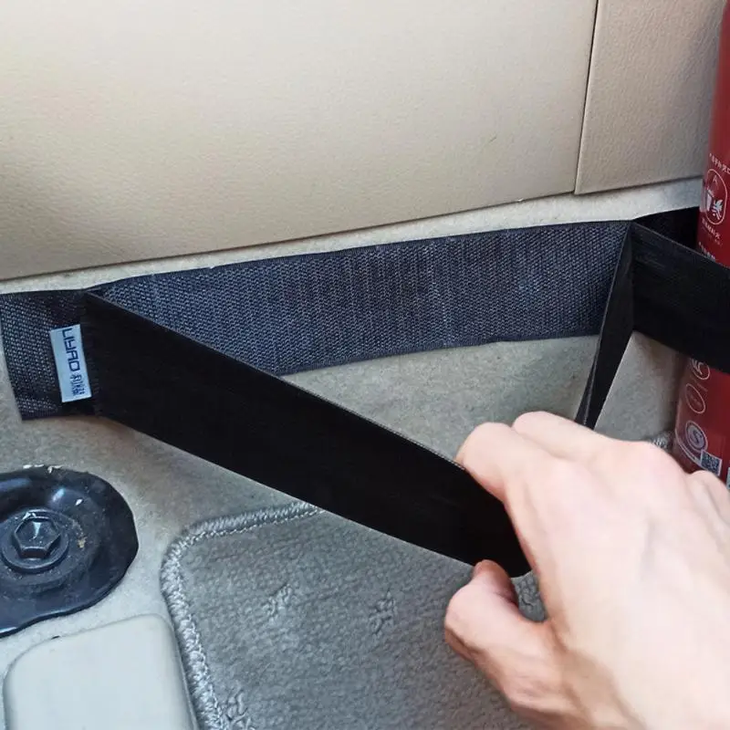 Car trunk organizer trunk organizer trunk storage holder car interior organizer car trunk straps 40/50CM car trunk fixing belt elastic fixing belt storage bag tapes for fire extinguisher fixed