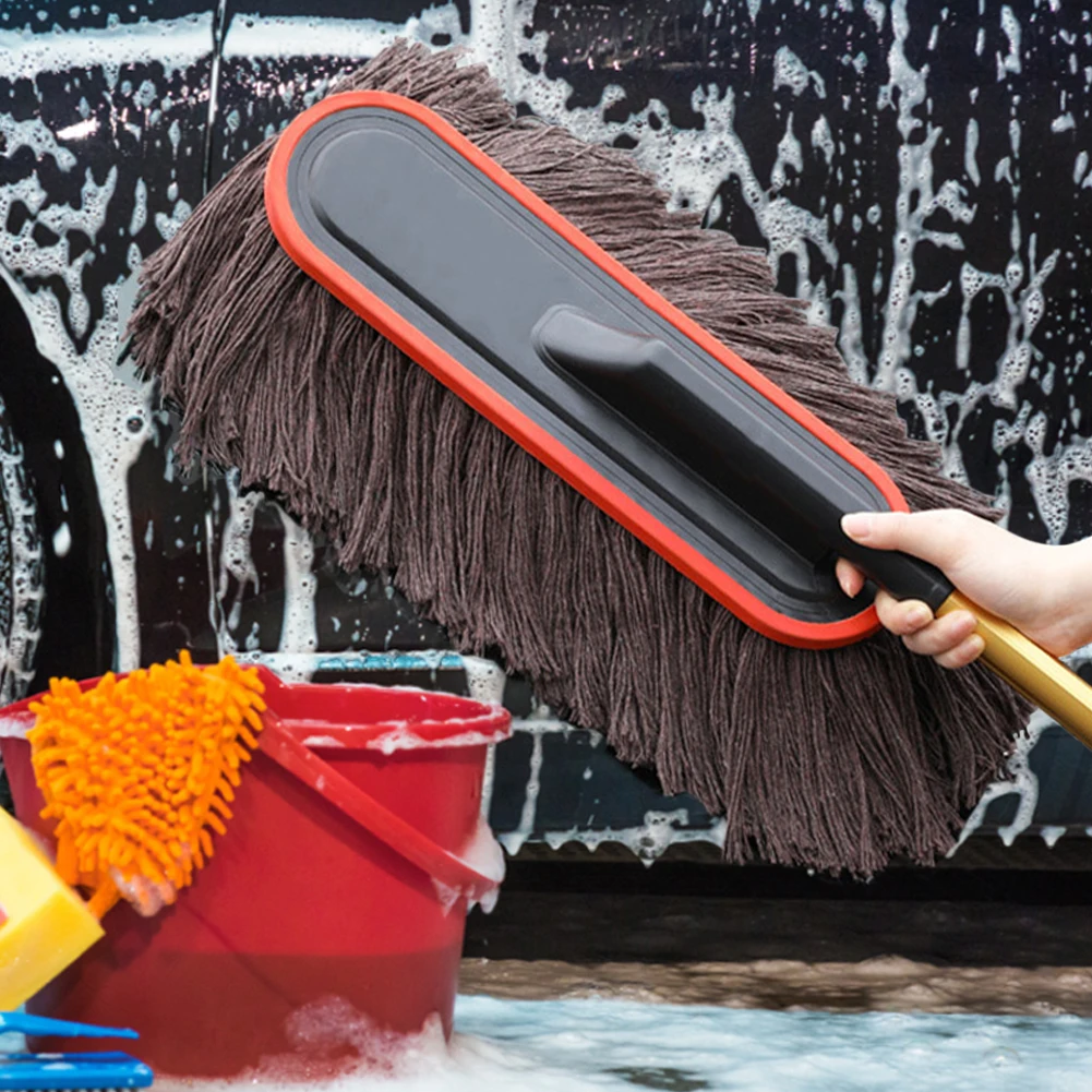 

Car Duster Exterior with Telescoping Handle Car Cleaning Tool Dust Remover No Lint Scratch Cleaning Brush for Car Home Dusting