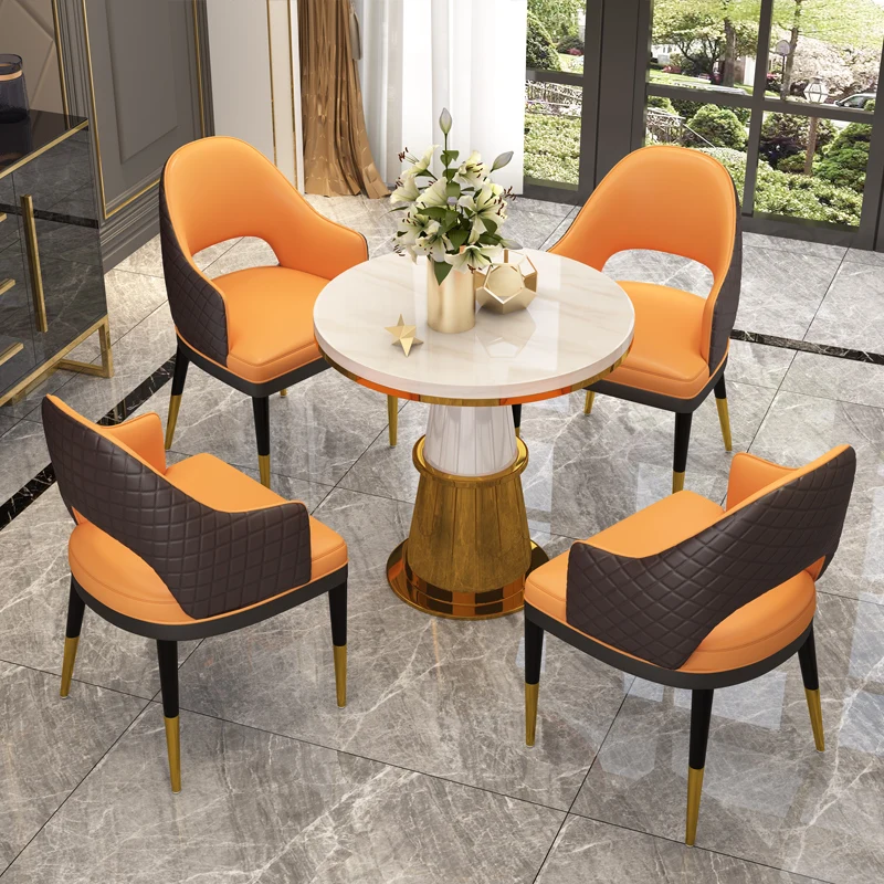 

Round Console Dining Tables Salon Marble Dressing Mid Century Modern Dining Tables Foyer Mesa De Cozinha Kitchen Furniture